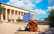 Tour tourism, travel destination, summer vacation in Greece- Athens touristic site