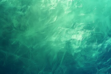 Wall Mural - Viridian green blue grainy color gradient background glowing noise texture cover header poster design