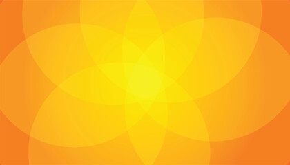 Aufkleber - Orange elements with fluid gradient, Orange abstract background, Minimal geometric background. Orange elements with fluid gradient