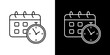Productivity, schedule, efficiency, organization, time management Icon