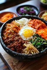 Wall Mural - Korean Food, Bibimbap