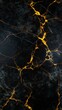 © Molang Visual - Black and gold marble texture with golden veins