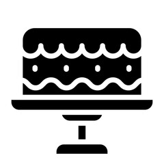 Poster - cake, birthday cake icon
