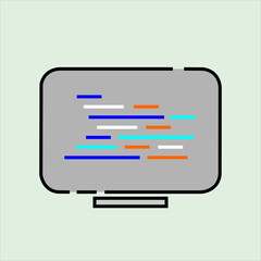 image or logo with a programming theme, suitable for stickers