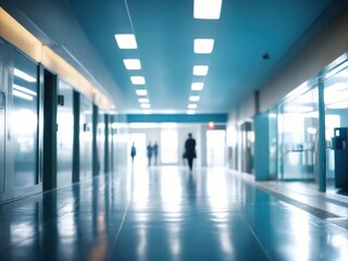 Poster - corridor in the airport