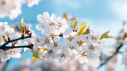 Sticker - Beautiful floral image of spring nature