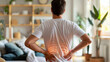 Illustration of Backache: Spinal, Arthritis, Health