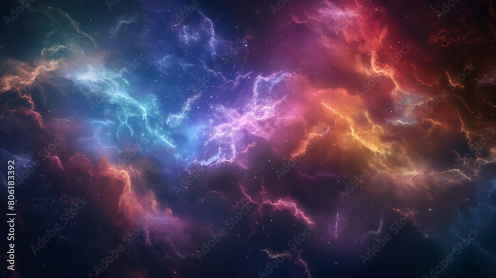 the blurred circle background with space color full mystical background ...
