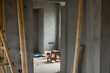 Interior of the house during renovation process
