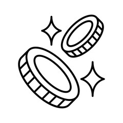 Fototapete - Coin icon