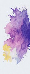 Artistic abstract watercolor painting stroke beautyfull design.