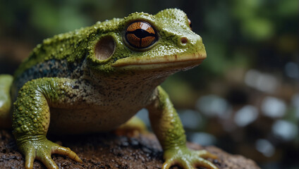 Canvas Print - amphibians in the jungle 