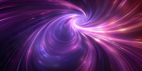 an abstract purple background with a bright purple swirl