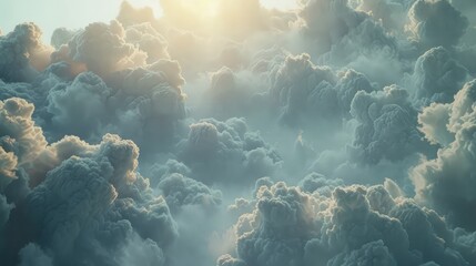 Wall Mural - A gallery of cloud formations and sky scenes, capturing different weather conditions and times of day, for use in environmental backdrops. 8k
