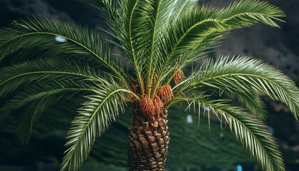 Sticker - tropical palm tree isolated