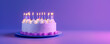 birthday cake, AI generated