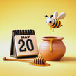 May 20th Celebration for World Bee Day with Honey Pot