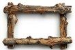 A wooden frame made from wood.