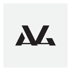 Poster - a and l- logotype. al - initials or monogram, logo. design element or icon.