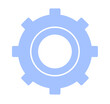 Cog wheel gear icon isolated set. Vector graphic design illustration