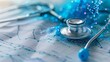 © Maxim Borbut - Stethoscope and medical statistics