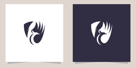 Wall Mural - eagle logo design vector