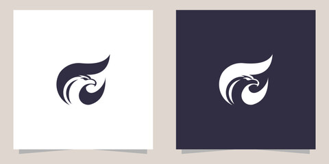 Wall Mural - eagle logo design vector