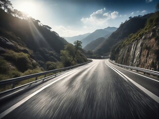 road in mountains