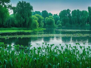 lake in the forest