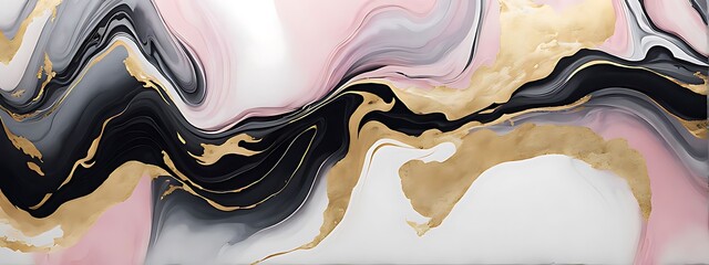 Gold abstract black marble background art paint pattern ink texture watercolor white fluid wall. Abstract liquid gold design luxury wallpaper nature black brush oil modern paper splash painting water	