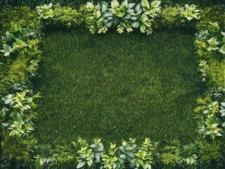 Wall Mural - green grass background