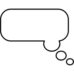 Sticker - Speech Bubble Icon