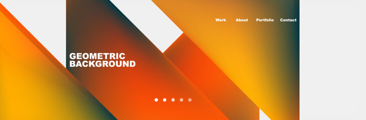 Triangle minimal web site page background design. Vector Illustration For Wallpaper, Banner, Background, Card, Book Illustration, landing page