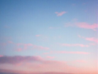 Canvas Print - sunset sky and clouds