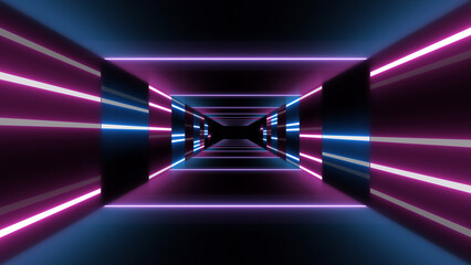 Wall Mural - VJ abstract light event particles concert dance game edm music stage party openers titles led neon tunnel background