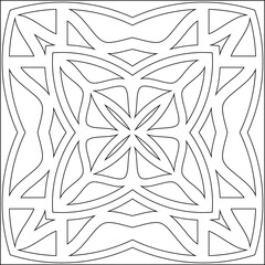Wall Mural - Geometric Coloring Page M_2204210
