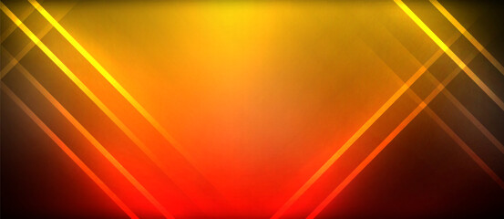 Aufkleber - a red and yellow background with a triangle in the middle . High quality