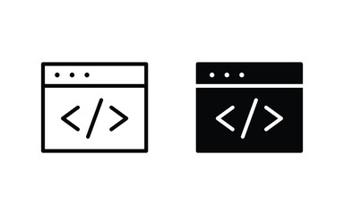 web page icon vector