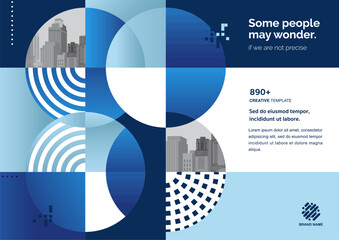 template vector design for brochure, annual report, web design poster, corporate presentation, flyer