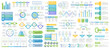 Big collection of various infographic templates, vector eps10 illustration