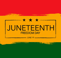 Wall Mural - Juneteenth Freedom Day