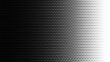 Halftone Square Pixels Pattern. Faded Shade Background. Grid Gradation BG. Black Screentone Diffuse Background. Overlay Texture. Abstract Patern for Design Comic Prints. Vector Illustration.