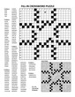 Fill in the blanks crossword puzzle with american style grid of 21x21 size, 70 blocks, 110 words, one letter revealed. Letter H as a hint. Answer included.
