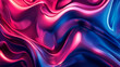 Abstract background of purple and blue wavy pattern.