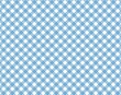 Karomuster - Tischdecke blau und weiß