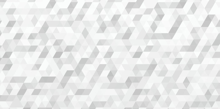 White vector digital technology polygon pattern background .Abstract modern geometric low poly pattern .white polygon mosaic technology background design .
