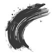 © NikahGeh - Silhouette brush stroke curved black color only