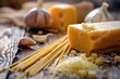 Artisanal Spaghetti and Aged Cheese - A Symphony of Italian Flavors Generative AI