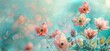 Pastel Serenity: Delicate Anemones Amidst Dreamy Spring Light - Generative AI