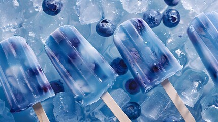 Poster - Blueberry Popsicle